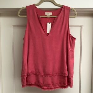 Anthropologie Cloth & Stone Tiered Tank S